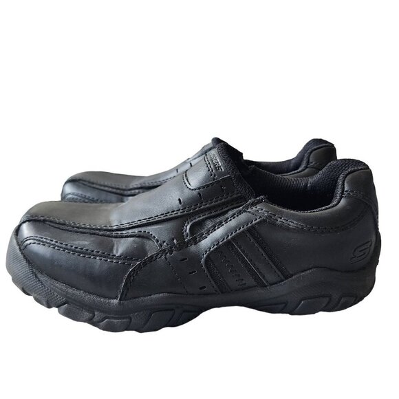 Skechers Grambler - Wallace Relaxed Fit Black 96311L Little Boys Size 1 US - Picture 5 of 11